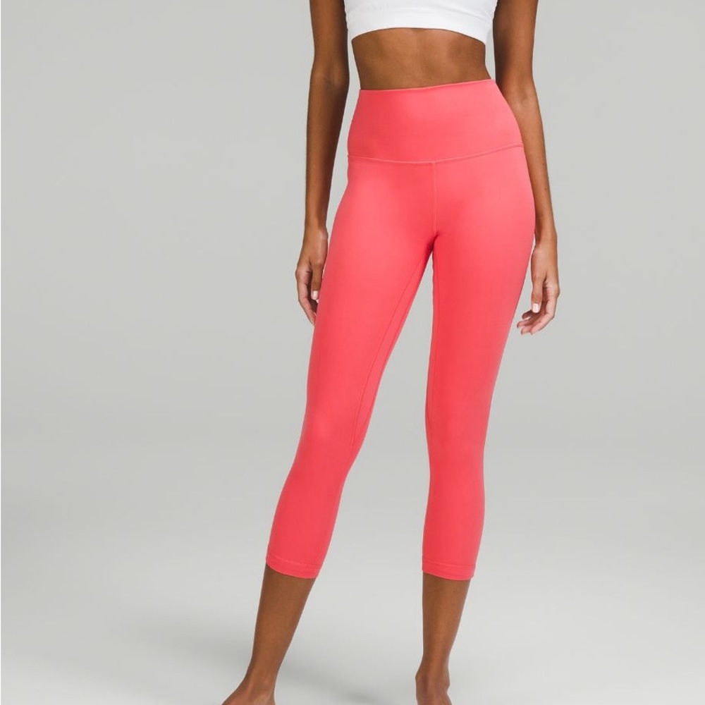 Lululemon Align HR Crop 23”, NWT. Pale Raspberry